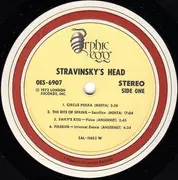 LP - Igor Stravinsky - Stravinsky's Head