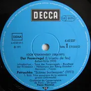 LP - Stravinsky , P. Monteux - Der Feuervogel, Ballett-Suite / Petruschka