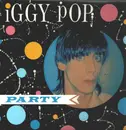 LP - Iggy Pop - Party - Numbered, LTD Ed, Blue Marbled vinyl, insert