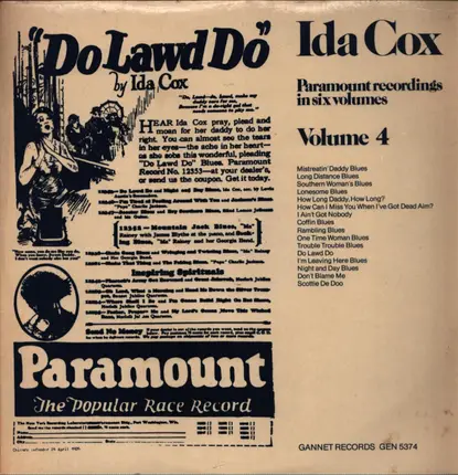 Ida Cox - Do Lawd Do