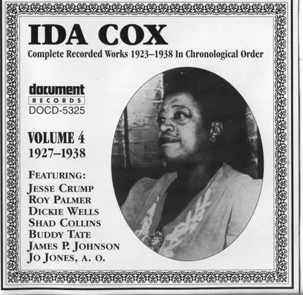 Ida Cox - Complete Recorded Works 1923-1938 In Chronological Order Volume 4 (1927-1938)