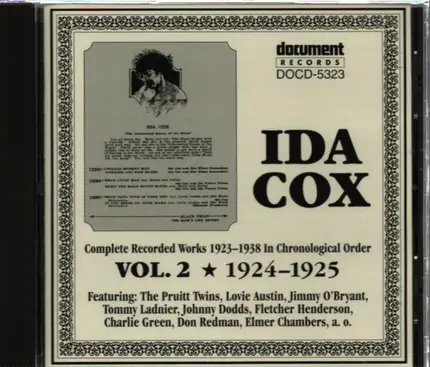 Ida Cox - Complete Recorded Works 1923-1938 In Chronological Order (Vol. 2 1924-1925)