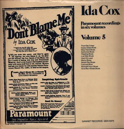 Ida Cox - Don't Blame Me