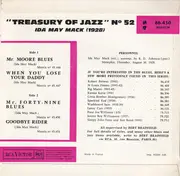 7inch Vinyl Single - Ida May Mack - Treasury Of Jazz Vol. 52 - EP, Mono