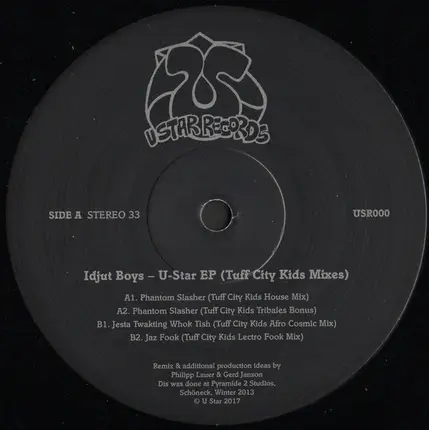 Idjut Boys - U-Star EP (Tuff City Kids Mixes)