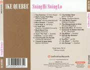 CD - Ike Quebec - Swing Hi Swing Lo