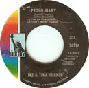 7inch Vinyl Single - Ike & Tina Turner - Proud Mary / Funkier Than A Mosquita's Tweeter
