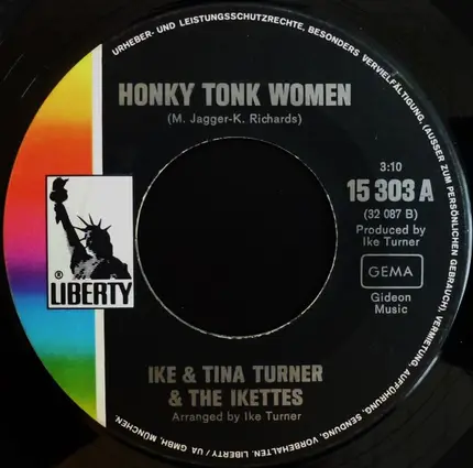 Ike & Tina Turner & The Ikettes - Honky Tonk Women / Come Together
