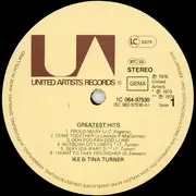LP - Ike & Tina Turner - Greatest Hits