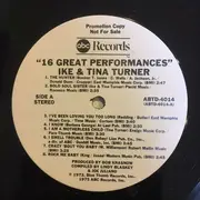 LP - Ike & Tina Turner - Sixteen Great Performances - Promo
