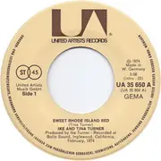 7inch Vinyl Single - Ike & Tina Turner - Sweet Rhode Island Red