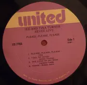 LP - Ike & Tina Turner - Revue Live Please, Please, Please