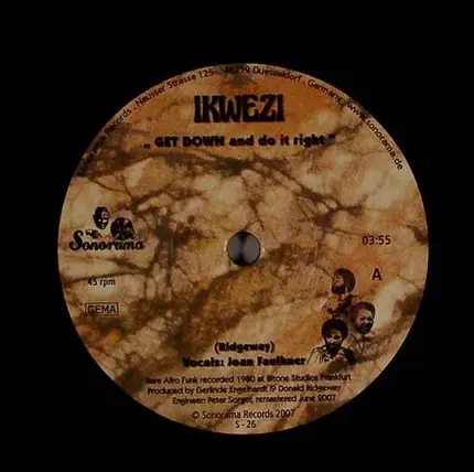 Ikwezi - Get Down And Do It Right / Flip Side
