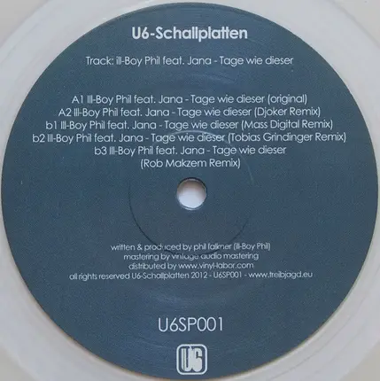 Ill-Boy Phil feat. Jana - Tage Wie Dieser