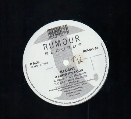 Illusive - U Know It's Good