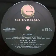 12inch Vinyl Single - Illusion - Call Me Up - Promo