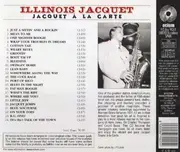 CD - Illinois Jacquet - Jacquet à La Carte