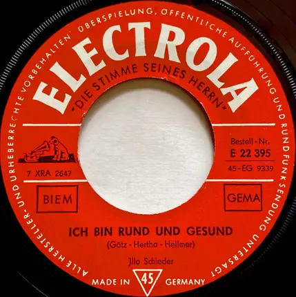 Illo Schieder - Ich Bin Rund Und Gesund