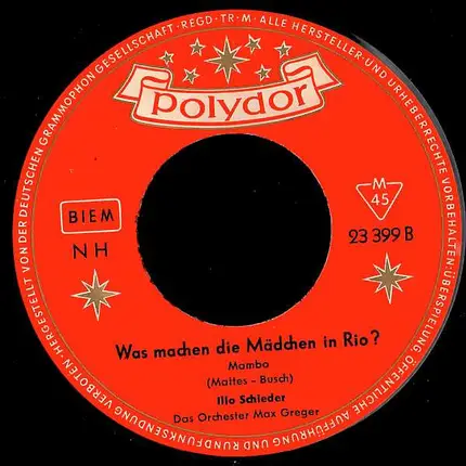Illo Schieder - Theo-Theo / Was Machen Die Mädchen In Rio?
