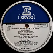 LP - Bach / Pachelbel / Soler / Albeniz a.o. - Concert Pour Deux Guitares