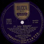 10'' - Ilse Rehbein Und Hans Hellhoff - 23 'Liebe Bekannte'