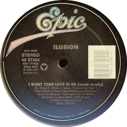 Ilusion - I Want Your Love In Me