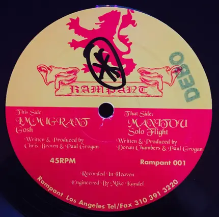 Immigrant / Manitou - Gosh / Solo Flight