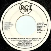 7inch Vinyl Single - Imagination - Hold Me In Your Arms - Promo