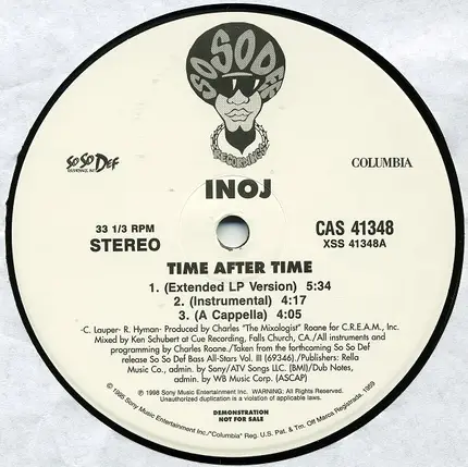 Inoj / Bo Hagon - Time After Time / Drop Dem Boes