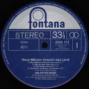 LP - Ina Deter Band - Neue Männer Braucht Das Land