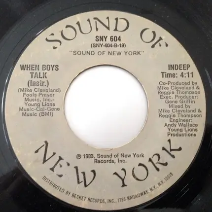 Indeep - When Boys Talk