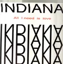 12inch Vinyl Single - Indiana - All I Need Is Love