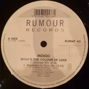 12inch Vinyl Single - Indigo - What's The Colour Of Love