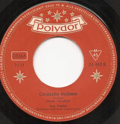 Ines Taddio - Die Feinen Leute Von Paris / Carosello Italiano