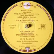 LP - Ines Taddio - Club Együttes - Ines Taddio - Club Ensemble