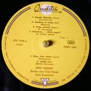 LP - Ines Taddio • Club Együttes - Ines Taddio • Club Együttes