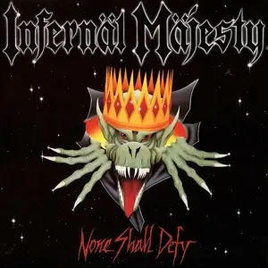 Infernal Majesty - None Shall Defy (green/White Splatter)