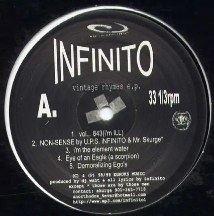 Infinito 2017 - Vintage Rhymes EP