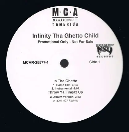 Infinity Tha Ghetto Child - In Tha Ghetto