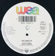 7inch Vinyl Single - Inga Humpe - Do I Have To