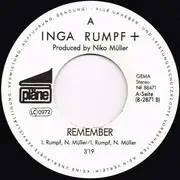 7inch Vinyl Single - Inga Rumpf - Remember