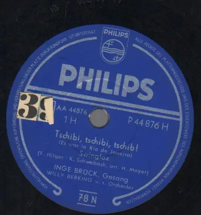 Inge Brück - Tschibi, Tschibi, Tschib!