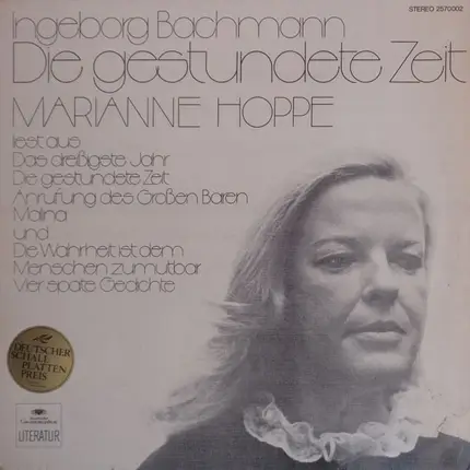 Ingebord Bachmann, Marianne Hoppe - Die Gestundete Zeit