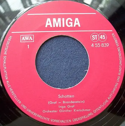 Ingo Graf - Schatten / Schön Sind Nicht Nur Deine Augen