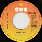 7inch Vinyl Single - Inker & Hamilton - Resignation / Desperado