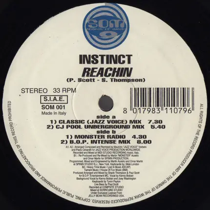 Instinct - Reachin'