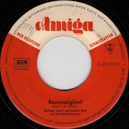 Instrumentalgruppe Herbert Roth - Die Lustigen Thüringer / Rennsteiglied