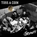 LP - Insanity - Toss A Coin - Ltd. / Marmored White, Download, Sticker, Insert