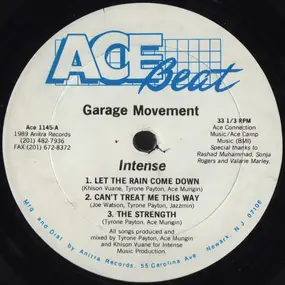 Intense - Garage Movement EP