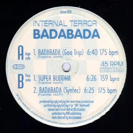 Internal Terror - Badabada
